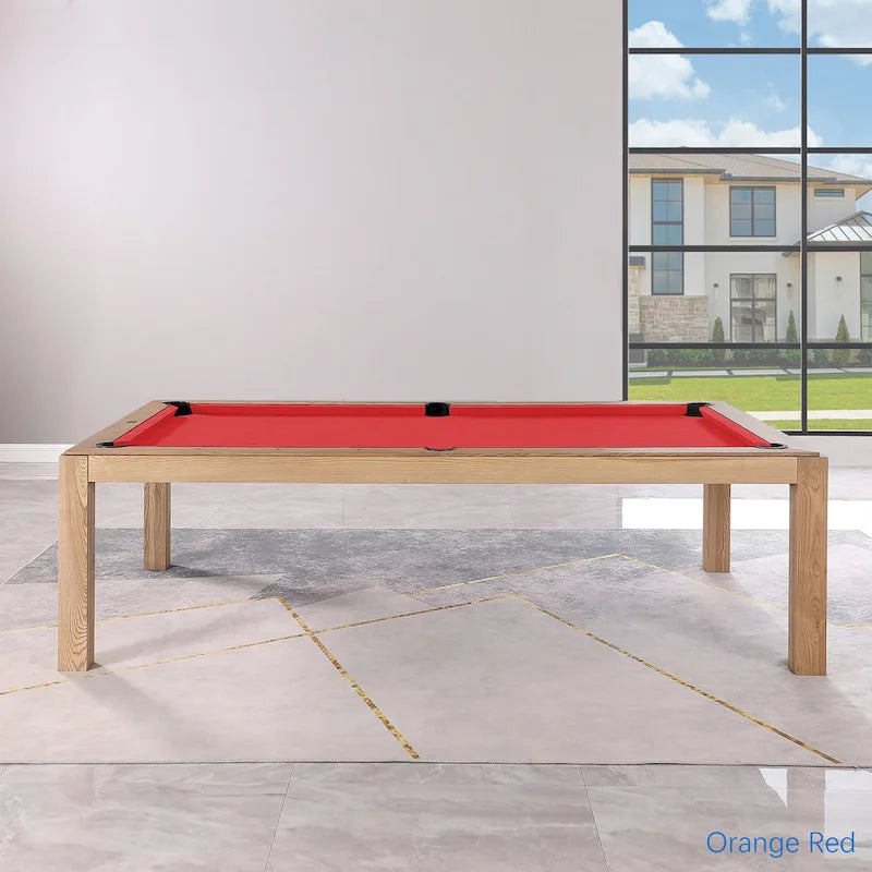 Table de billard convertible en table à manger Olivia 8 pieds Vintage Ash