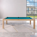 Table de billard convertible en table à manger Olivia 8 pieds Vintage Ash