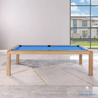 Table de billard convertible en table à manger Olivia 8 pieds Vintage Ash