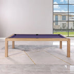 Table de billard convertible en table à manger Olivia 8 pieds Vintage Ash