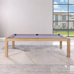 Table de billard convertible en table à manger Olivia 8 pieds Vintage Ash