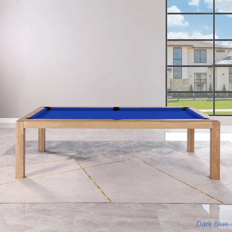 Table de billard convertible en table à manger Olivia 8 pieds Vintage Ash