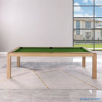 Table de billard convertible en table à manger Olivia 8 pieds Vintage Ash