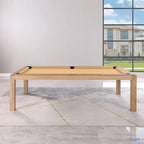 Table de billard convertible en table à manger Olivia 8 pieds Vintage Ash