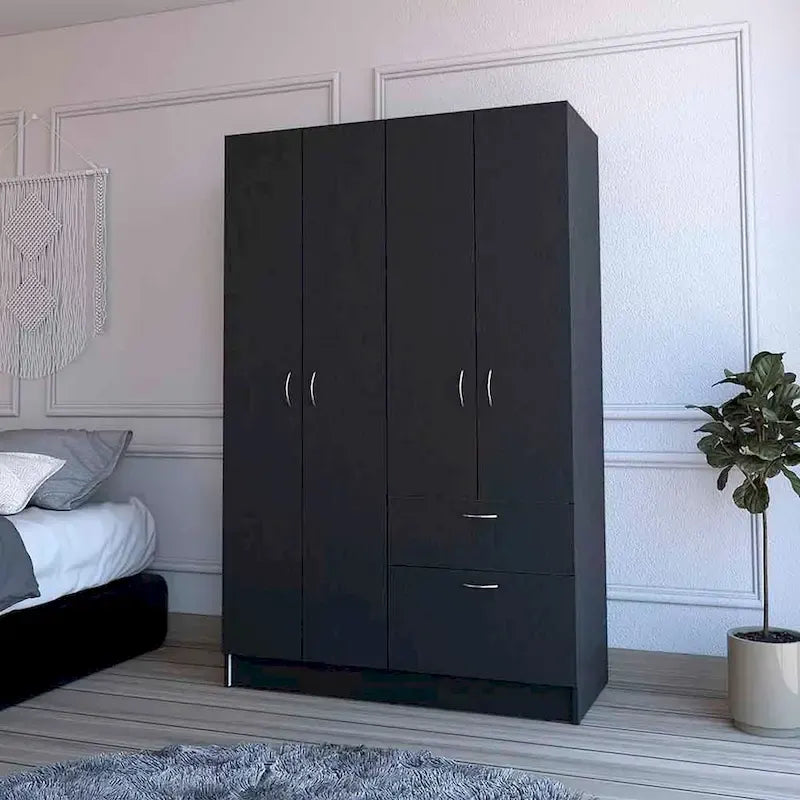  Habana Armoire,Two Cabinets, One Drawer - N/A