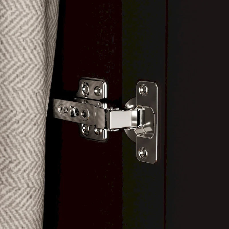 70.9H Armoires penderies laquées Placard en bois avec porte miroir