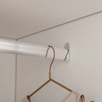 70.9H Armoires penderies laquées Placard en bois avec porte miroir