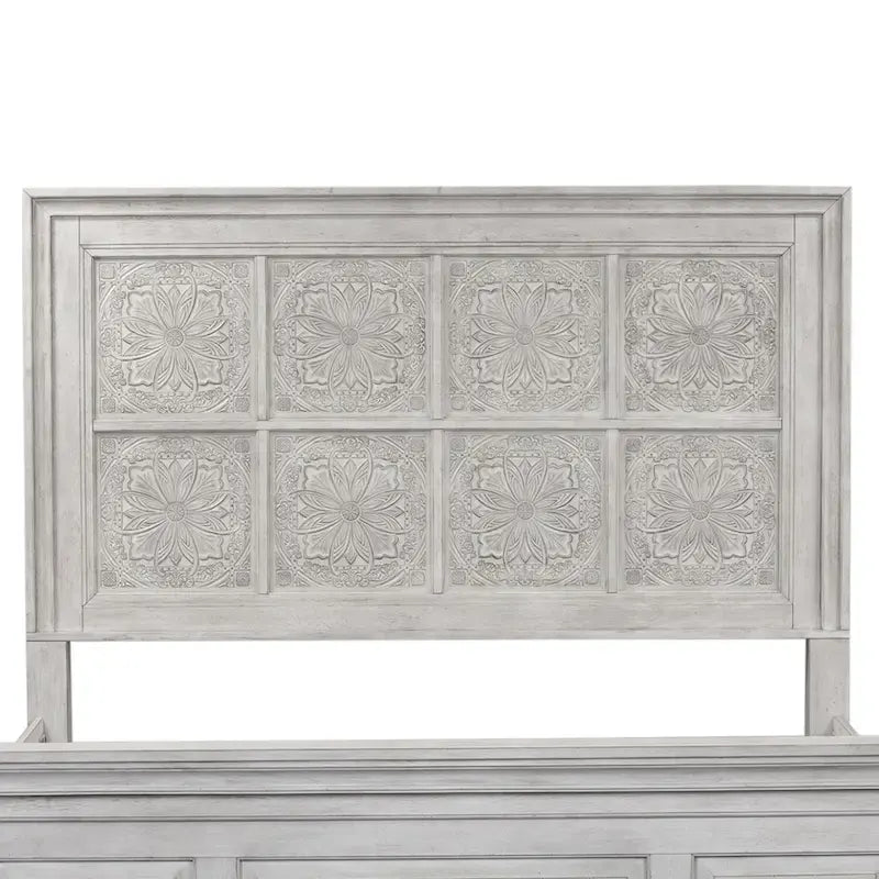 Tête de lit décorative Heartland Antique White King à panneaux