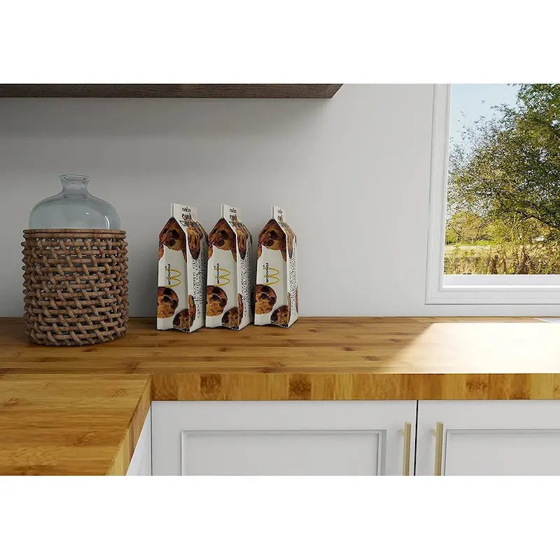 Table d'appoint de cuisine en bambou naturel écologique