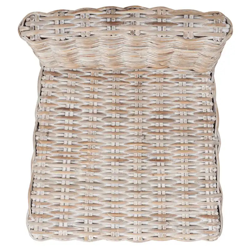 Tabouret de bar en rotin Yuna SAFAVIEH – 20,1 L x 18,5 P x 43,3 H – 20Lx19Px43H