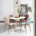 HomyLin Table à Manger Rectangulaire Blanche de 120 cm pour 4 à 6 Personnes