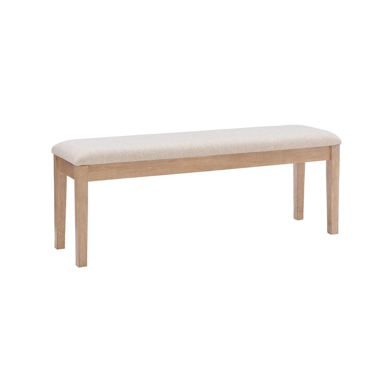 Banc de salle à manger en bois massif Dolan Farmhouse