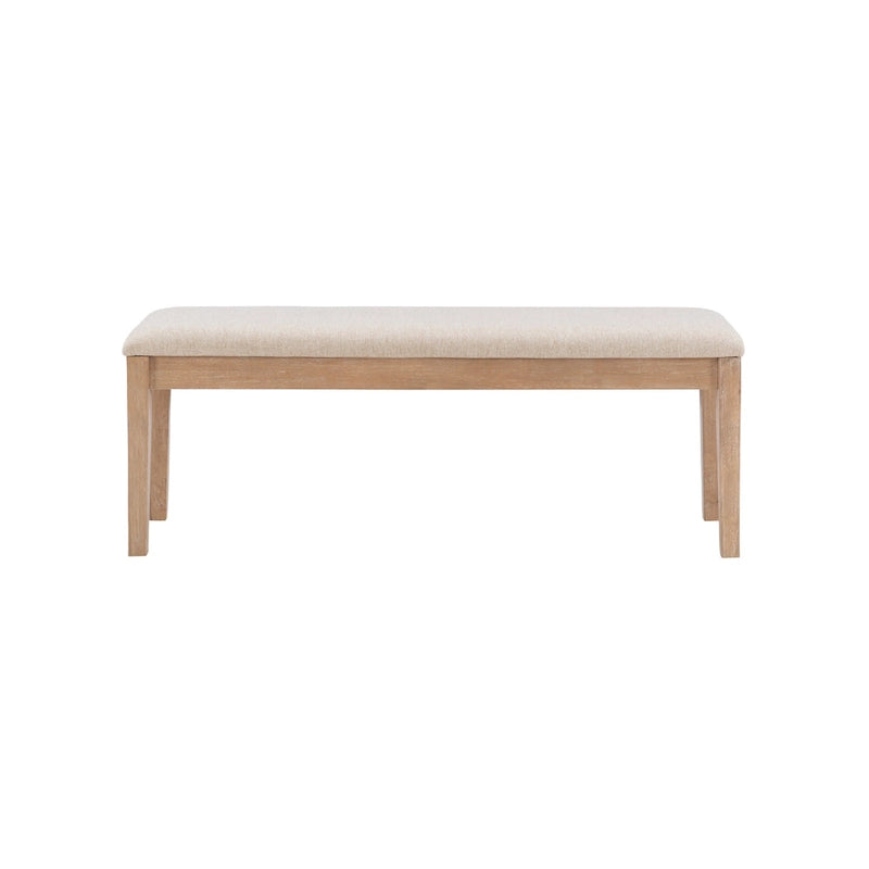 Banc de salle à manger en bois massif Dolan Farmhouse