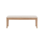 Banc de salle à manger en bois massif Dolan Farmhouse