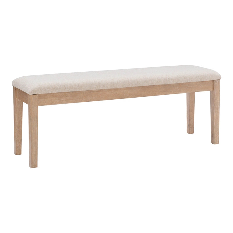 Banc de salle à manger en bois massif Dolan Farmhouse