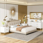 Commode 6 tiroirs pour chambre à coucher au style moderne