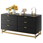 Commode 6 tiroirs pour chambre à coucher au style moderne