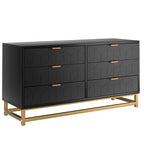 Commode 6 tiroirs pour chambre à coucher au style moderne