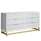 Commode 6 tiroirs pour chambre à coucher au style moderne