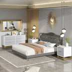 Commode 6 tiroirs pour chambre à coucher au style moderne