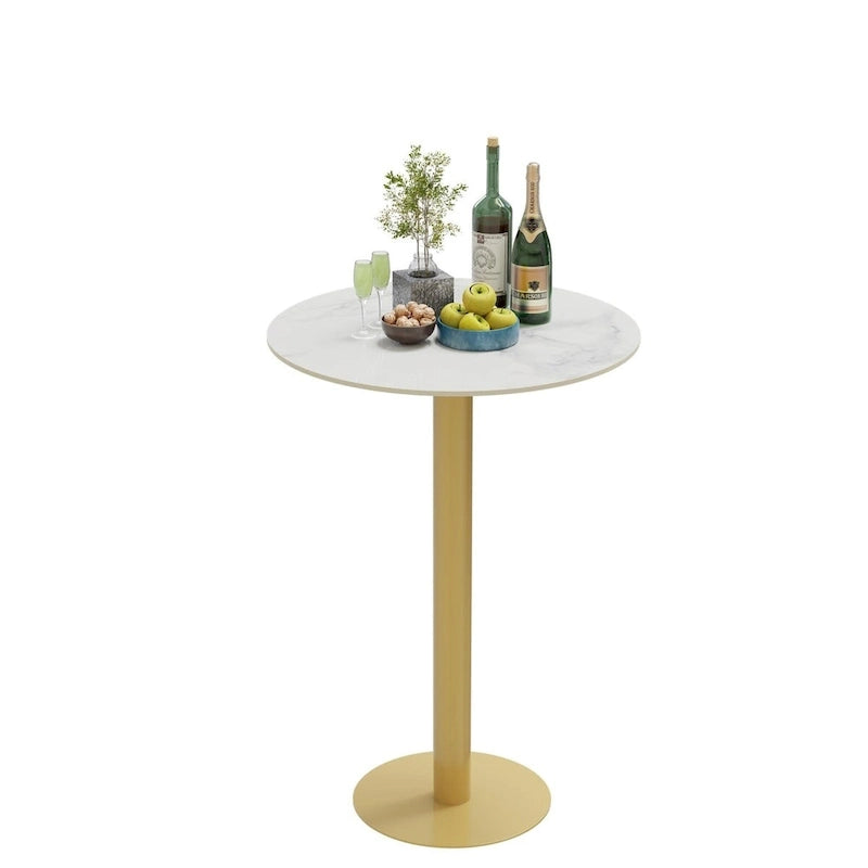 Table de bistrot/bar haute ronde pour entreprise, café commercial