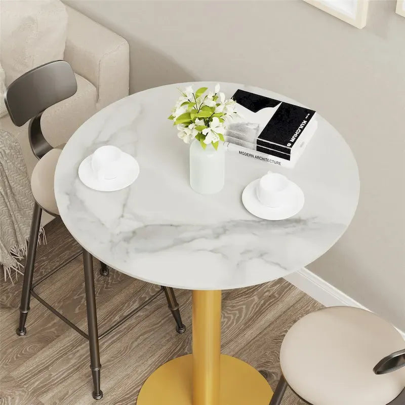 Table de bistrot/bar haute ronde pour entreprise, café commercial