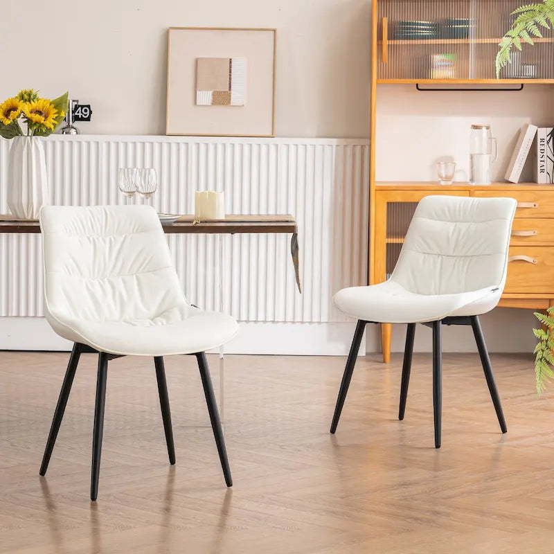 Chaises de salle à manger, lot de 2, chaises de cuisine modernes, chaises de salon