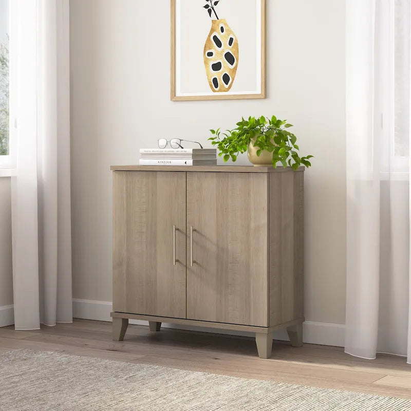 Somerset Small Storage Cabinet with Doors & Shelves by 