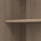 Armoire de rangement compacte Somerset avec portes et étagères par