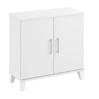 Armoire de rangement compacte Somerset avec portes et étagères par