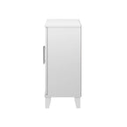 Armoire de rangement compacte Somerset avec portes et étagères par