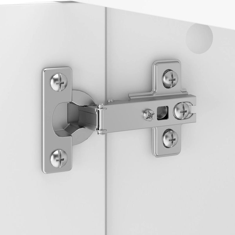 Armoire de rangement compacte Somerset avec portes et étagères par