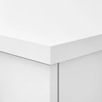 Armoire de rangement compacte Somerset avec portes et étagères par
