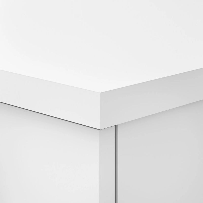 Armoire de rangement compacte Somerset avec portes et étagères par