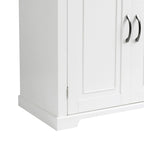 Meuble de rangement de salle de bain avec portes et tiroir